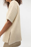 Crochet Stitch Slouch Knit  Tofu  hi-res