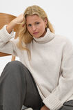 Australian Merino Oversized Roll Neck  Mist Speckle  hi-res