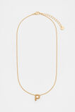 Bubble Letter Necklace  P  hi-res