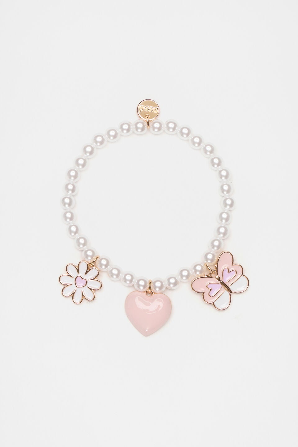 Pearl Charm Bracelet  Multi