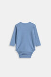 Croissant Bodysuit  Navy Marle  hi-res