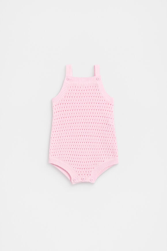 Textured Knit Romper  Posie  hi-res