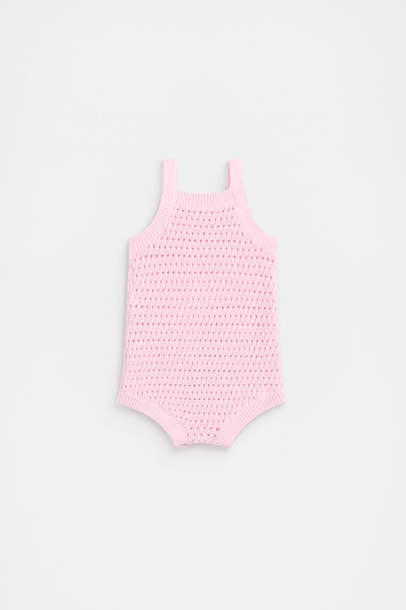 Textured Knit Romper  Posie  hi-res