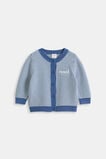 Logo Knit Cardigan  Navy Stripe  hi-res