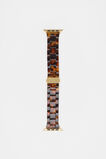 Resin Smart Watch Band  Dark Tort  hi-res