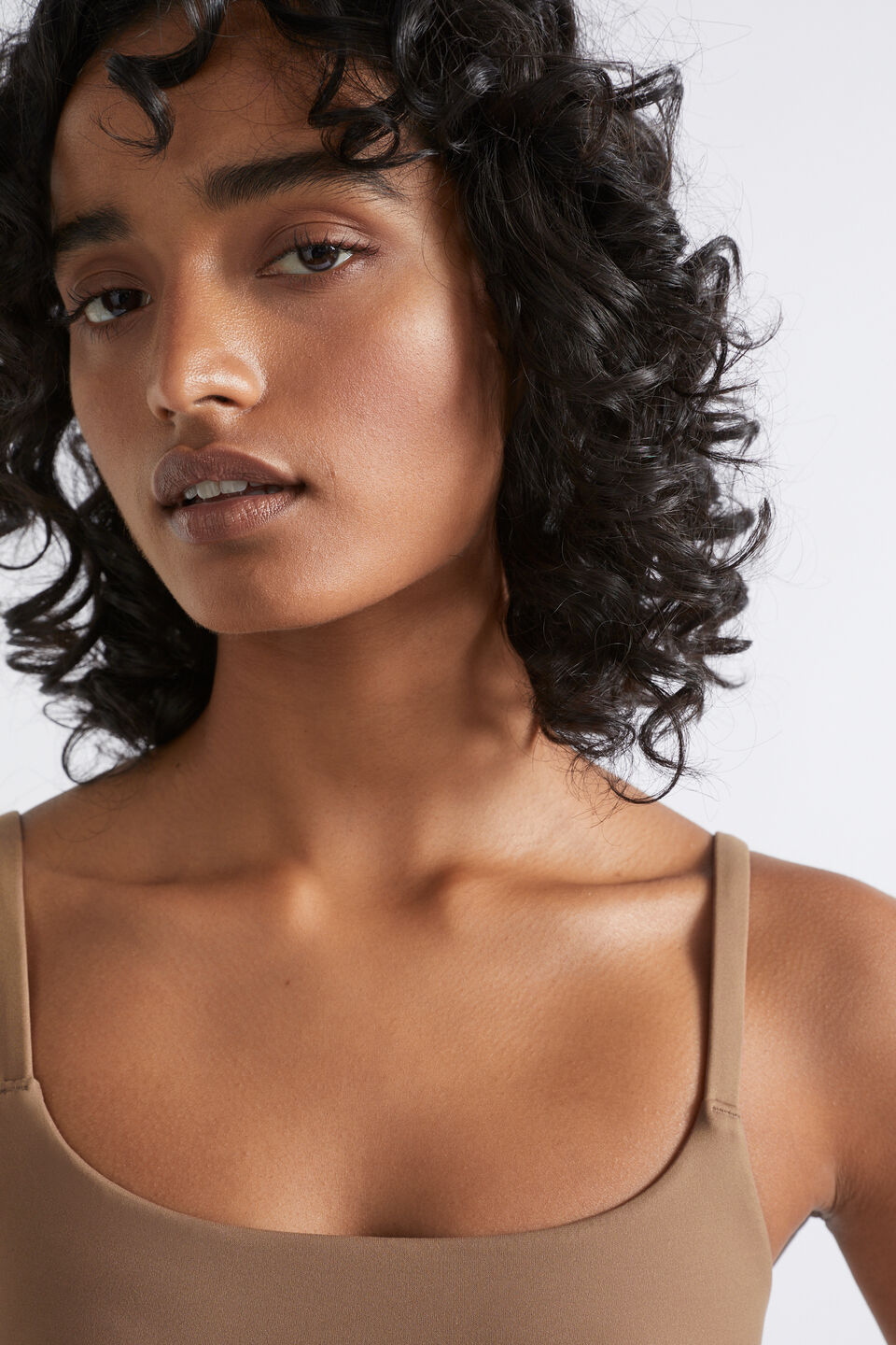 Basic Bralette  Mocha