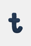 Blue Boucle Initial Cushion  T  hi-res