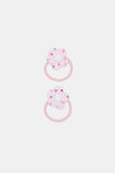 Flower Heart Gem Elastics  Multi  hi-res