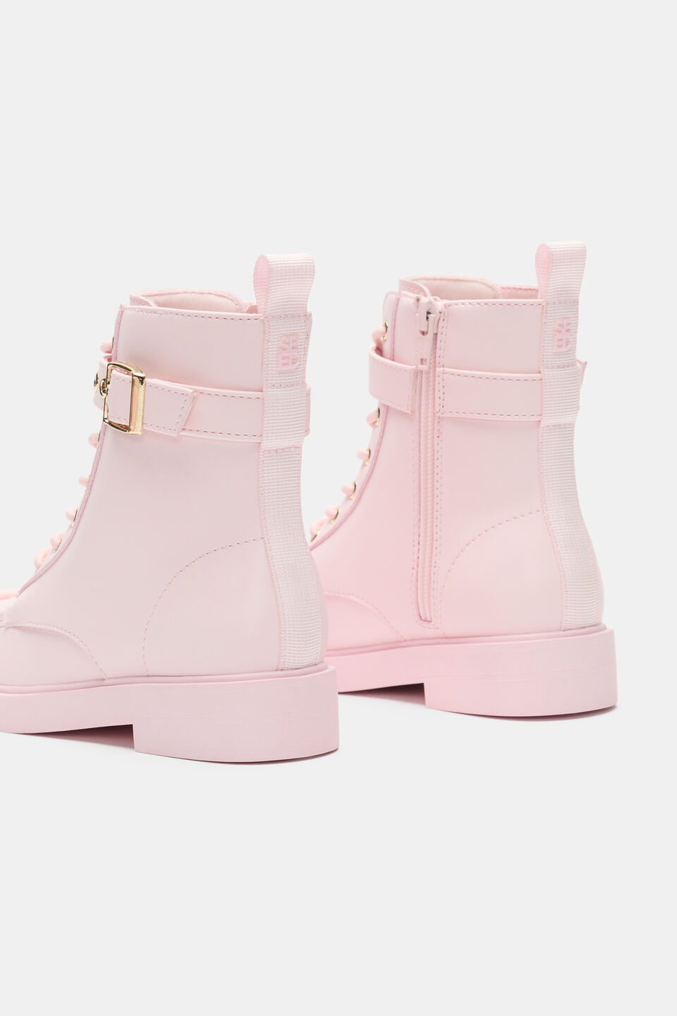Lace Up Ankle Boot  Pink Lemonade