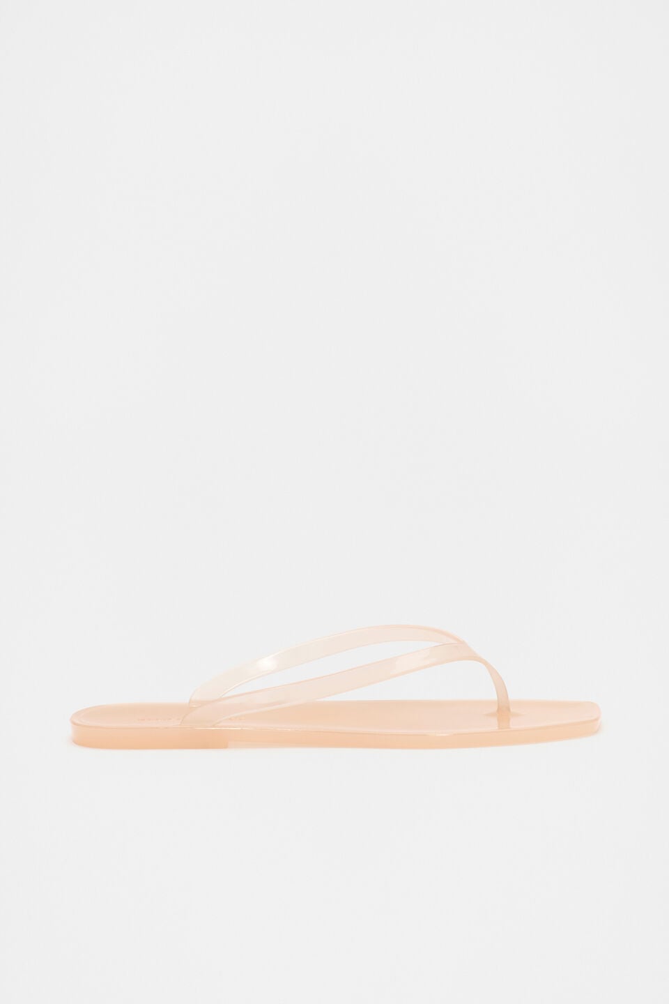 Elle Jelly Flip Flop  Nude