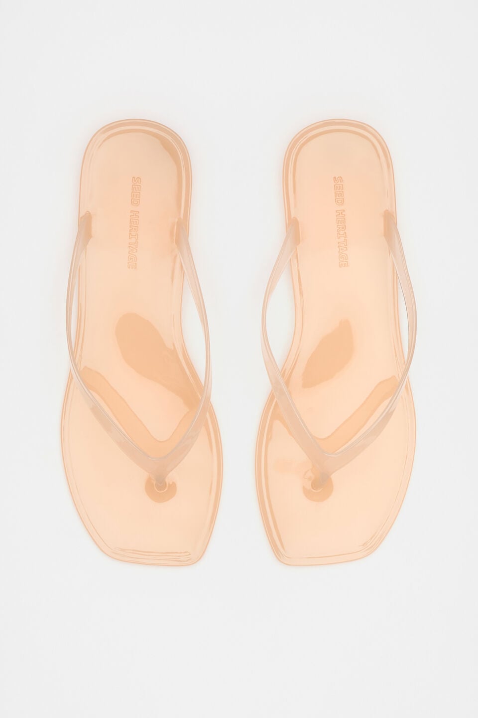 Elle Jelly Flip Flop  Nude