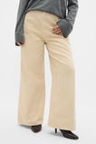 Overdyed Palazzo Jean  Vanilla Cream  hi-res