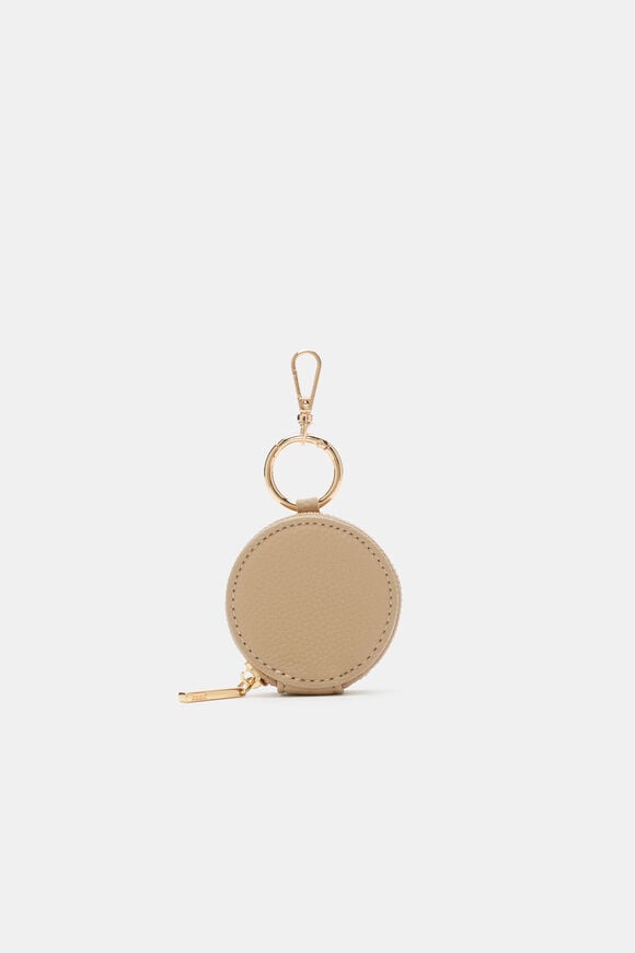 Zip Around Keyring  Sandstone  hi-res