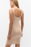 Basic Slip Dress  Beige  hi-res