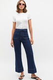 Rib Button Through Top  Whisper White  hi-res