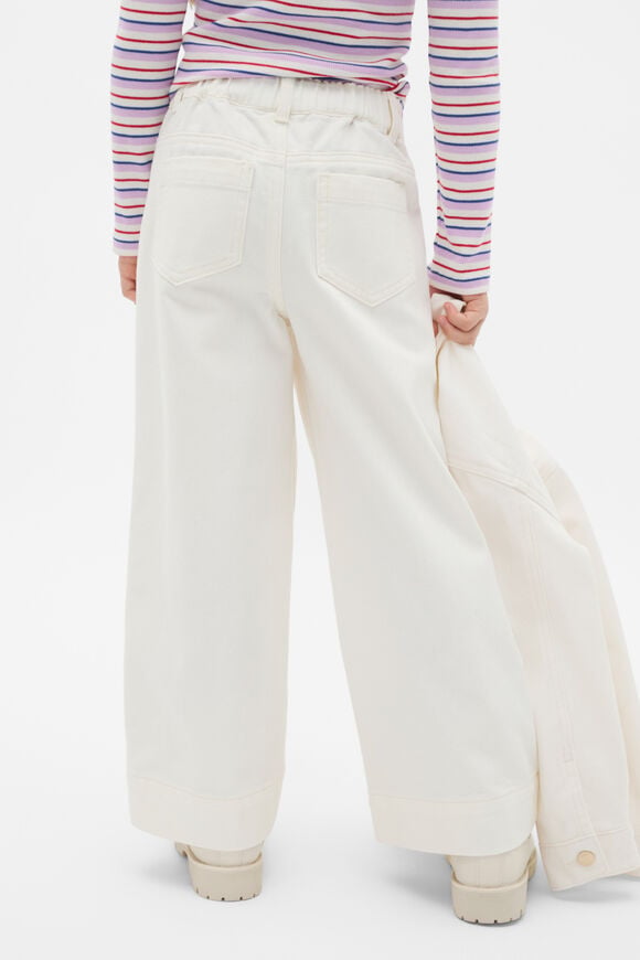 Scallop Denim Jean  Classic Cream  hi-res