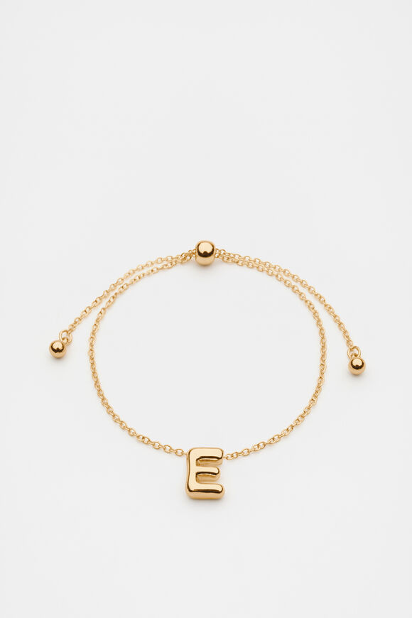 Bubble Letter Bracelet  E  hi-res