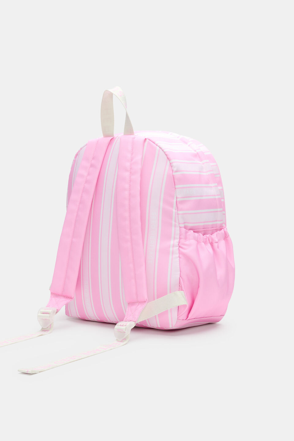Stripe Backpack  Pink Multi