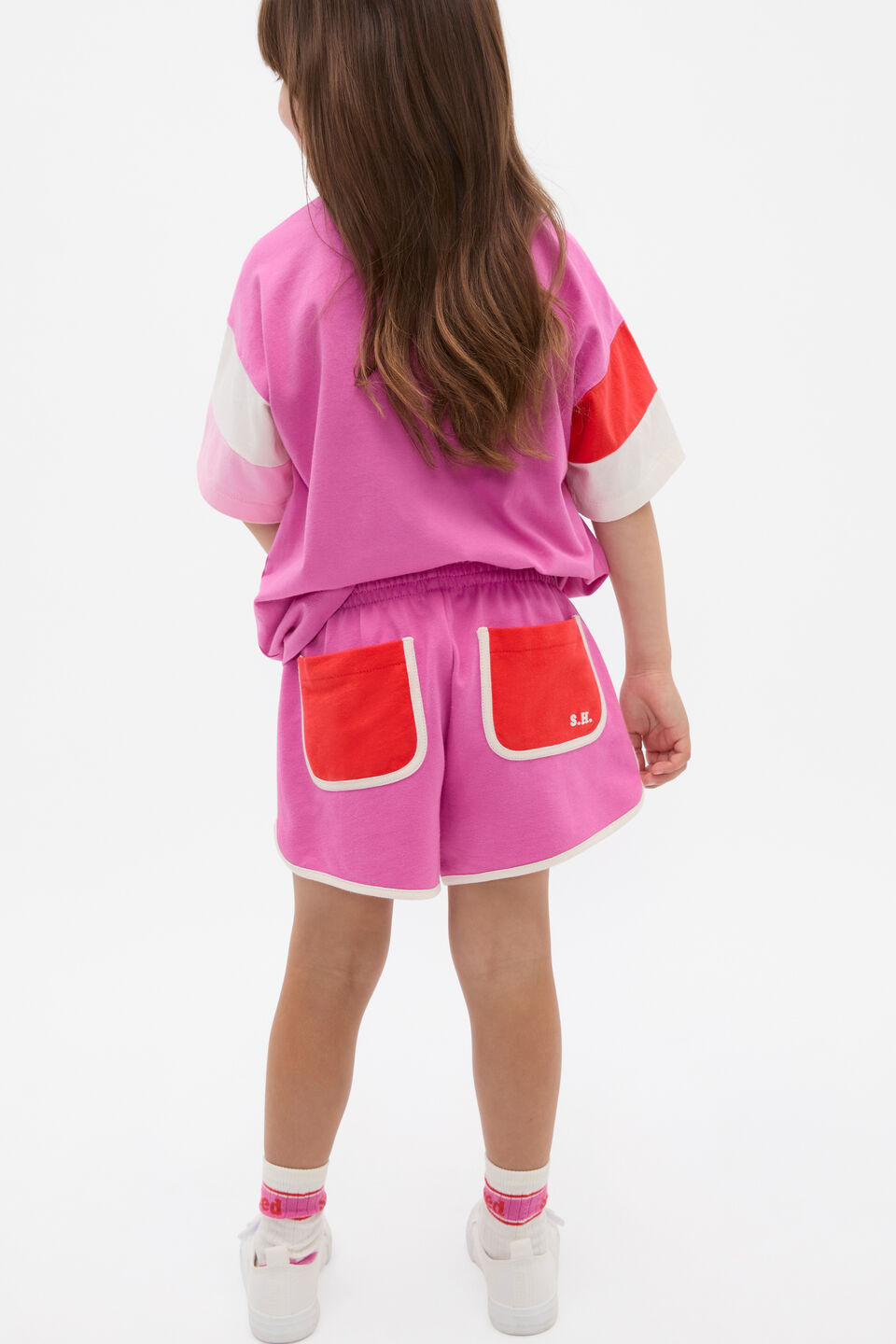 Retro Pocket Short  Wild Berry