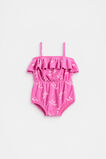 Retro Logo Romper  Wild Berry  hi-res