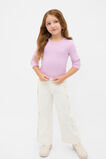 Core Logo Rib Tee  Orchid  hi-res