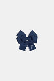 Grosgrain Initial Bow Duck Clip  P  hi-res