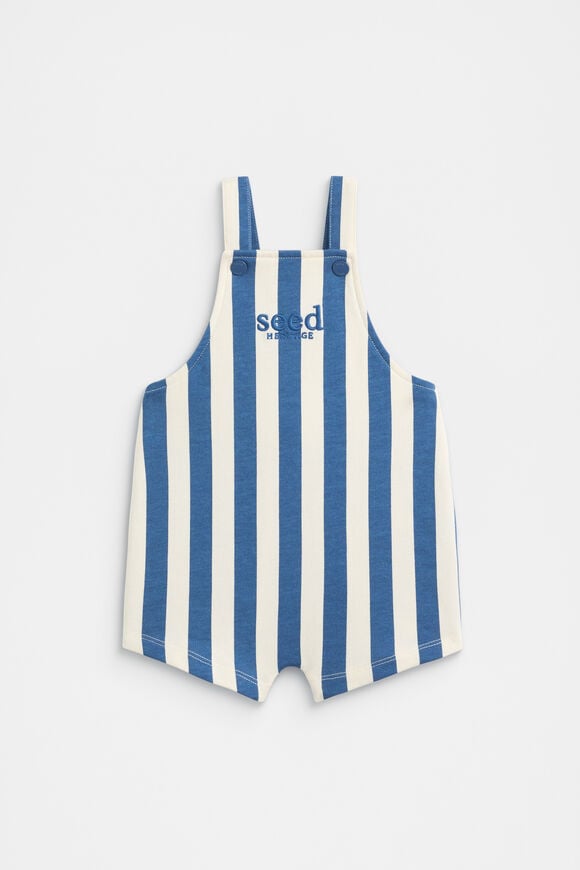 Core Logo Stripe Overall  Washed Navy  hi-res