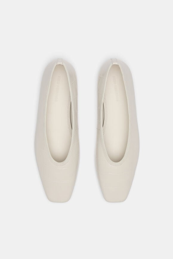 Jordan Square Toe Ballet  Cream Croc  hi-res