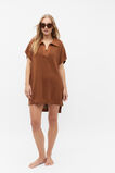 Crochet Knit Poncho  Cinnamon Spice  hi-res