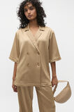 Plisse Short Sleeve Shirt  Rye  hi-res