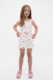 Heart Denim Skort  Canvas  hi-res
