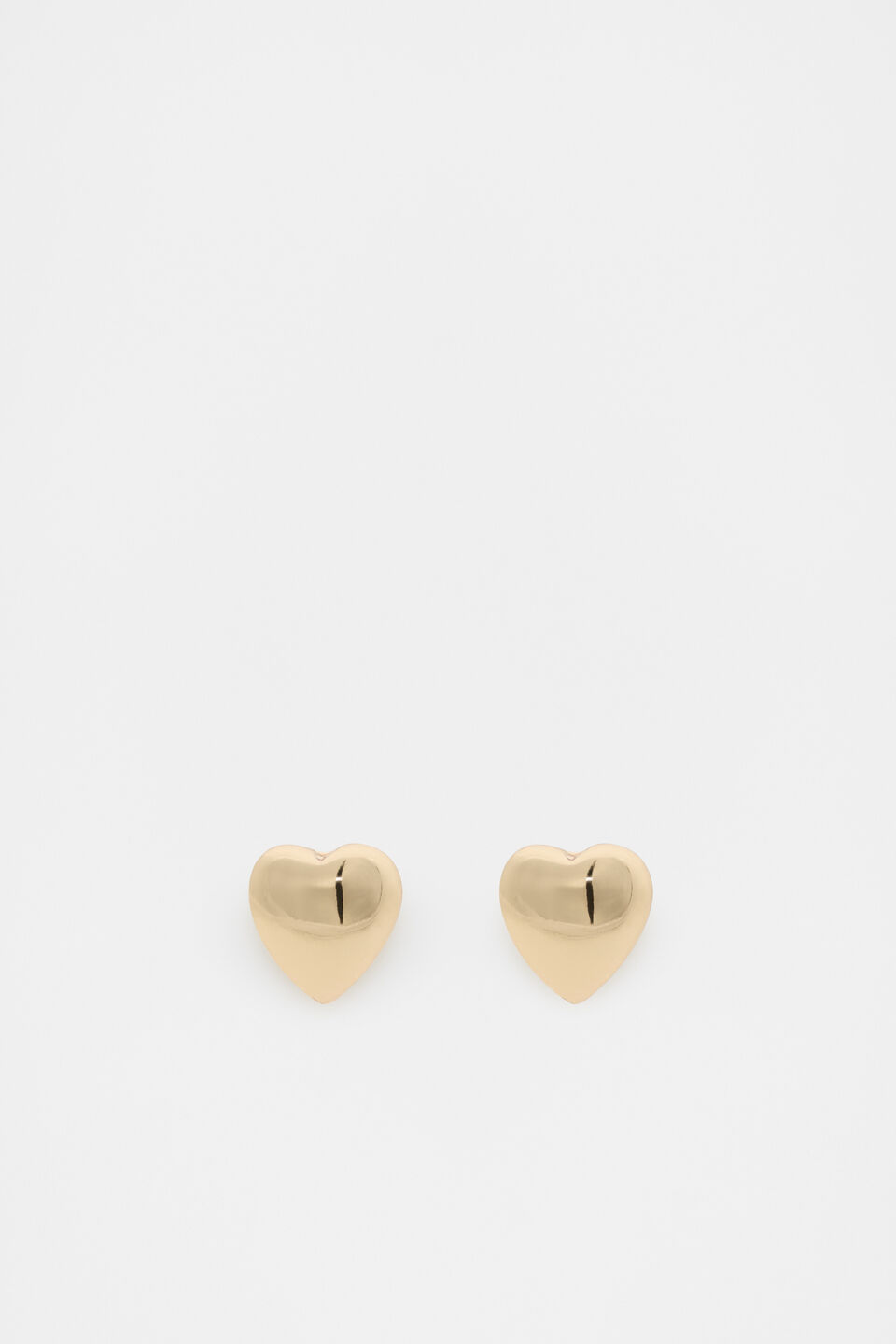 Heart Stud Earring  Gold