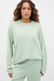 Washed Cotton Long Sleeve Top  Soft Moss Wash  hi-res