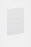 Greeting Card  Hip Hip Hooray  hi-res