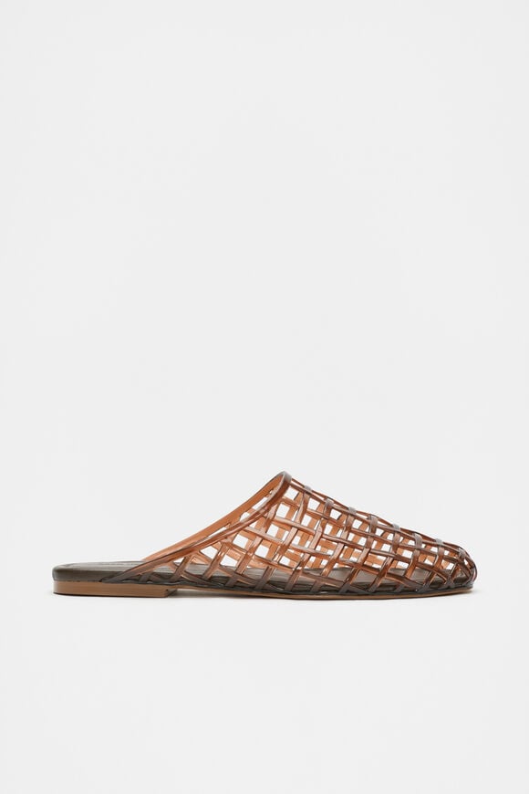 Caged Jelly Mule  Chocolate  hi-res