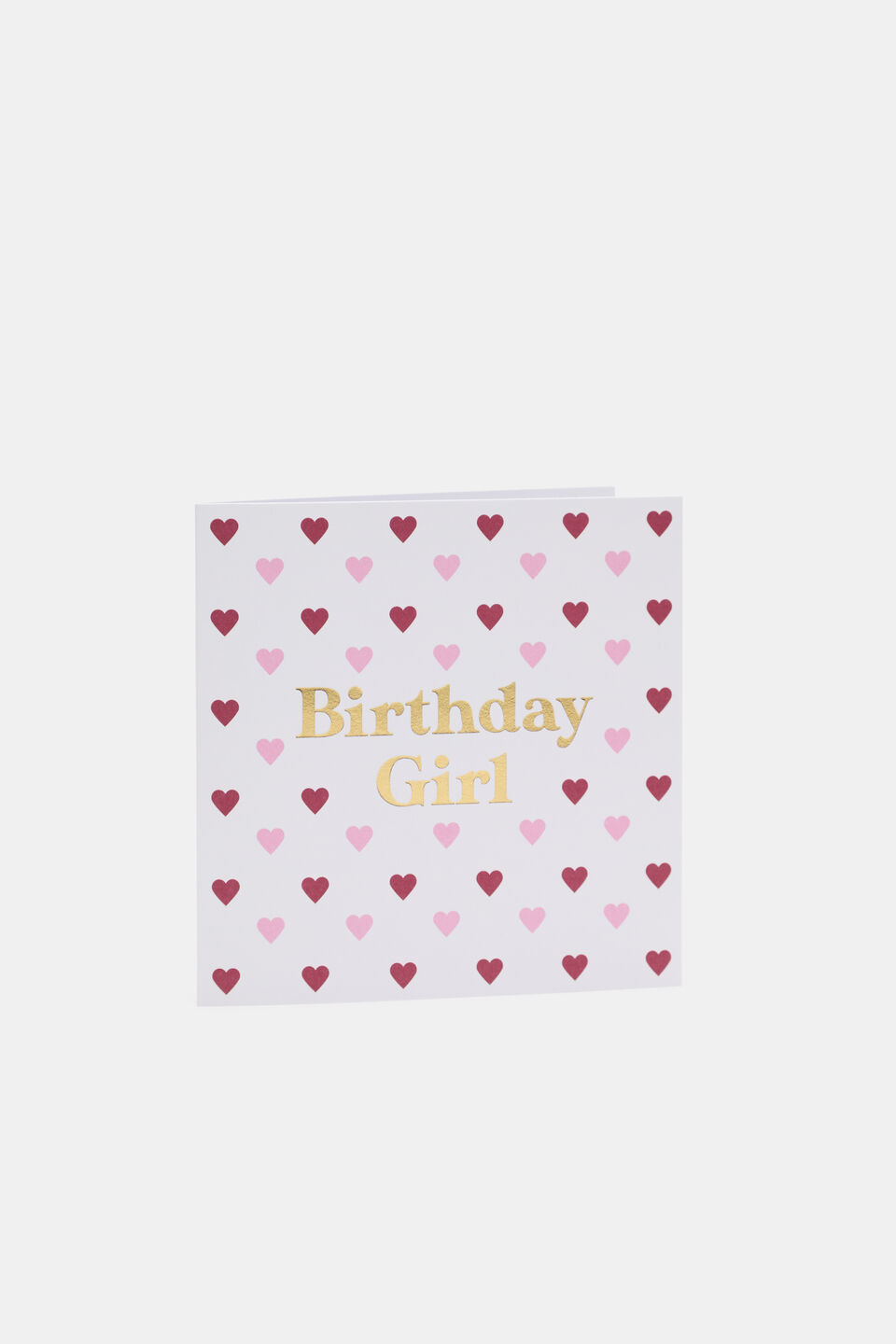 Heart Birthday Girl Card  Multi