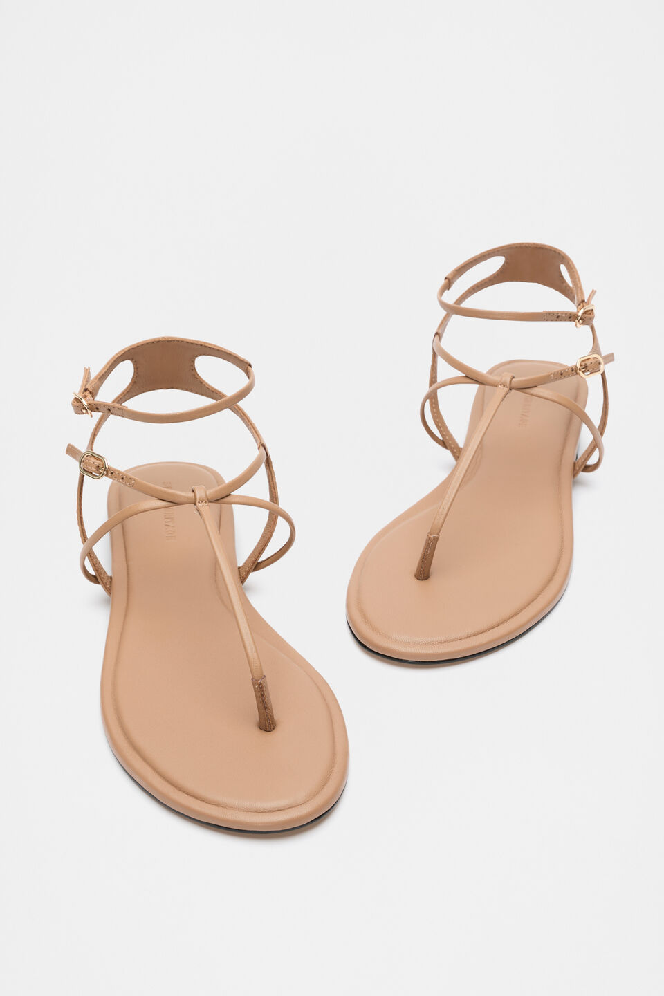 Jamie T Bar Sandal  Caramel