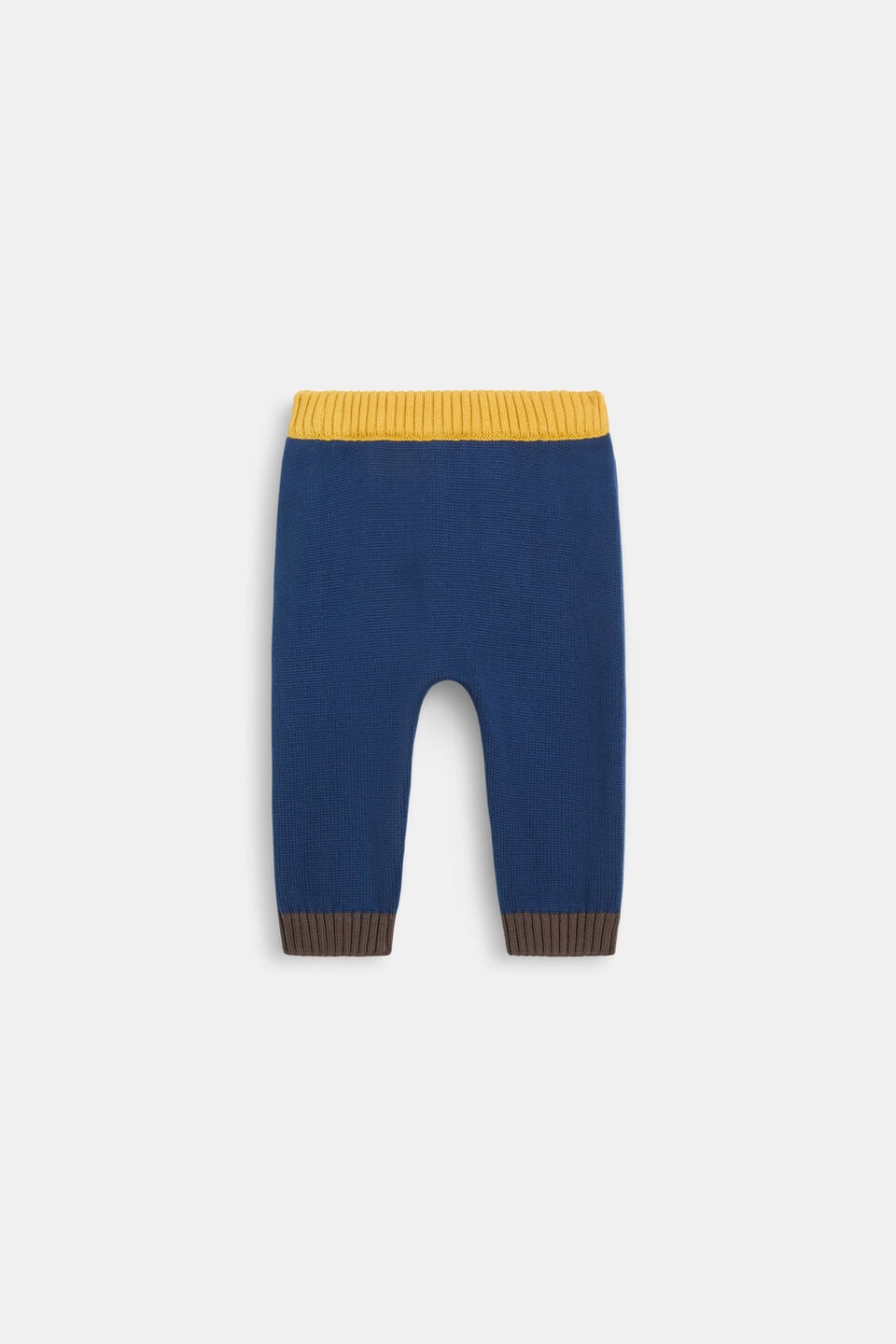 Colourblock Knit Pant  French Navy