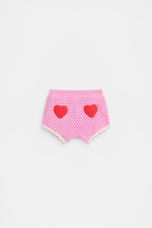 Crochet Short  Candy Pink  hi-res