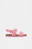 Crochet Detail Sandal  Candy Pink  hi-res