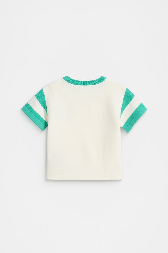 Logo Knit Tee  Classic Cream  hi-res