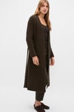 Luxe Fluffy Long Cardigan  Coffee Bean  hi-res