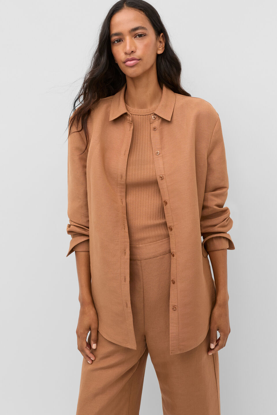 Oversized Easy Shirt  Copper