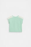 Spliced Logo Knit Tee  Mint  hi-res