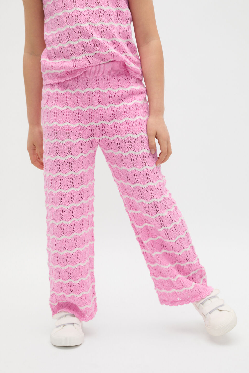 Crochet Pant  Candy Pink