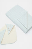 Logo Wrap and Bib Set  Soft Blue  hi-res