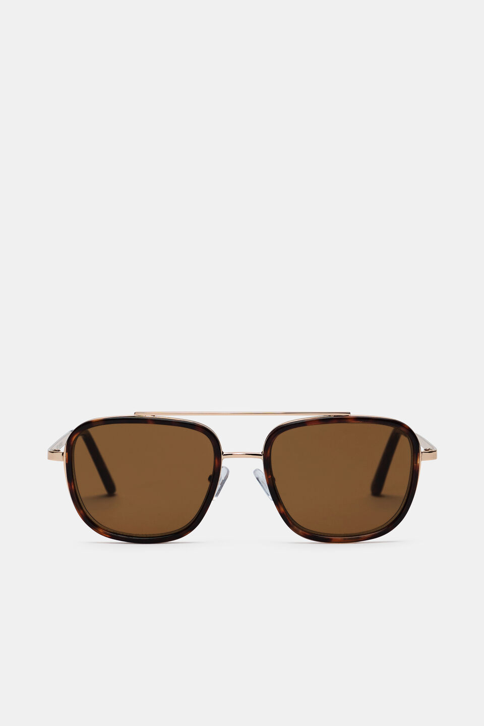 Marcia Aviator Sunglasses  Dark Tort