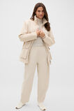 Easy Barrel Leg Pant  Vanilla Cream  hi-res