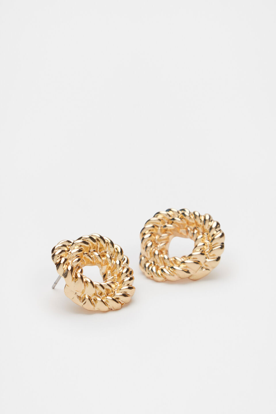 Rope Chain Stud  Gold