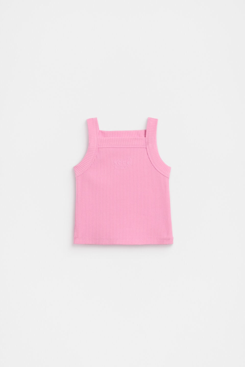 Core Logo Rib Tank  Candy Pink